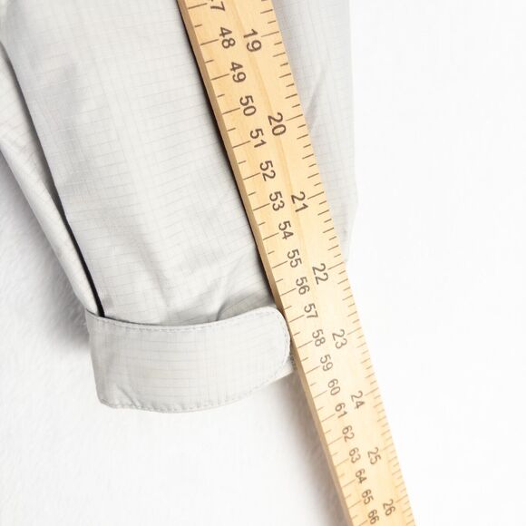 L.L. Bean Jacket Womens Small Gray Rain Hooded Trail Model Under Arm Zip Hiking - Picture 9 of 14